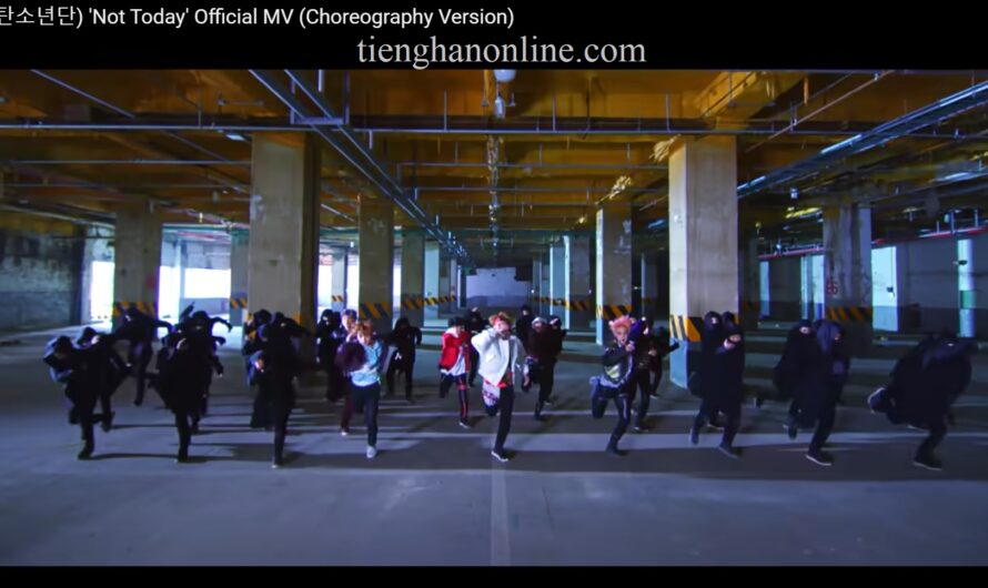 Lời bài hát “Not Today” (Choreography Version) – BTS – Lyrics