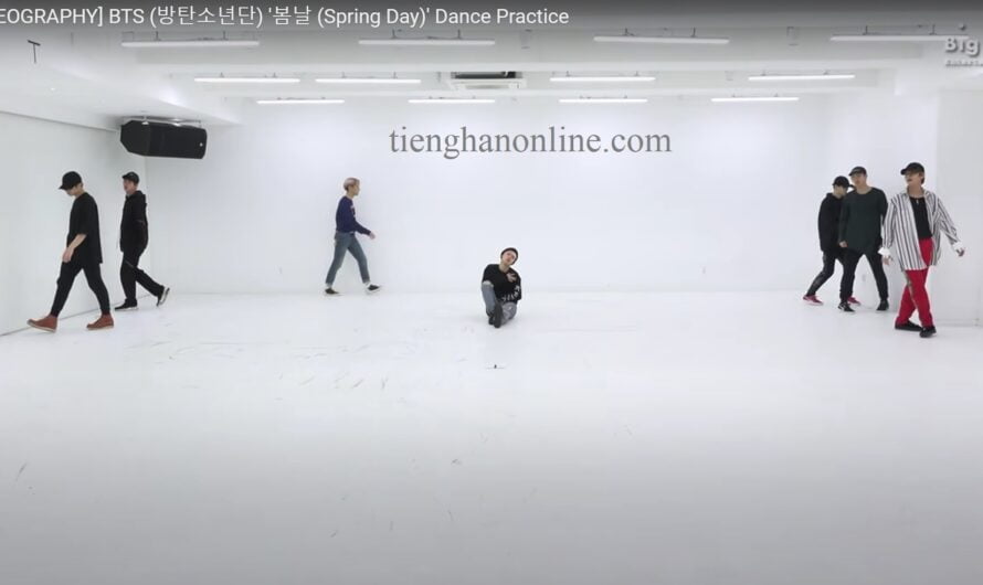 Lời bài hát “Spring Day” Dance Practice – BTS – Lyrics