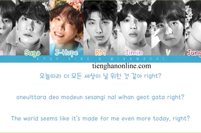 Lời bài hát 24/7 = Heaven – BTS Lyrics