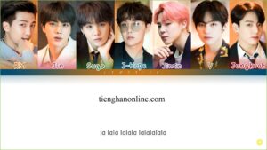 Loi bai hat Attack on Bangtan BTS