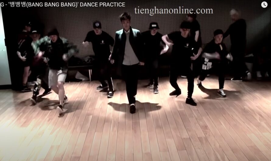 Lời bài hát “BANG BANG BANG” Dance – BIGBANG – Lyrics