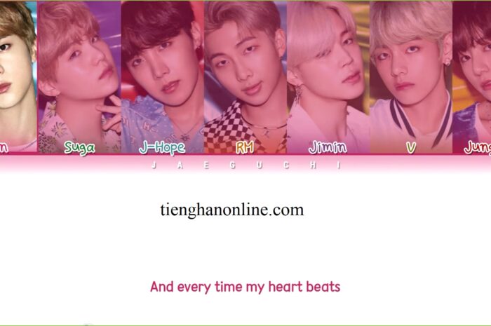 Lời bài hát Heartbeat – BTS Lyrics
