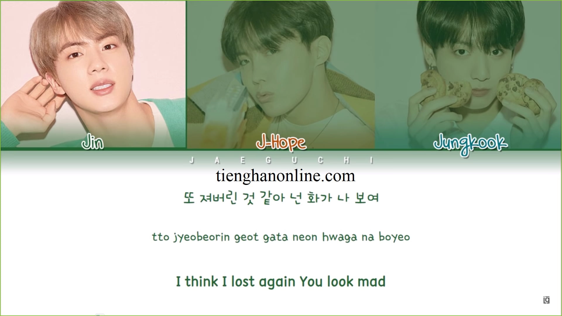 Lời bài hát Jamais Vu BTS Lyrics