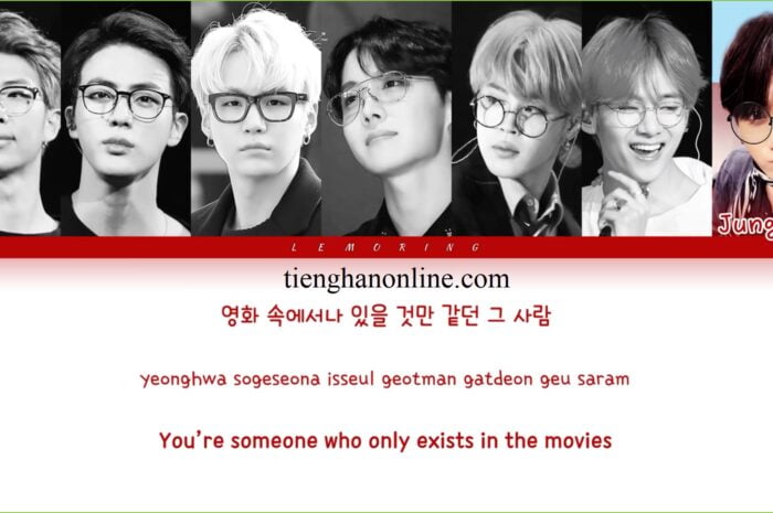 Lời bài hát Miss Right – BTS Lyrics