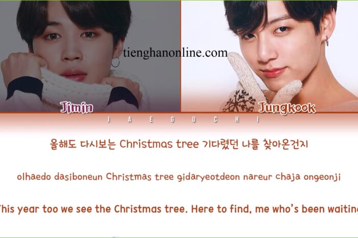 Lời bài hát Mistletoe (Christmas Day) JIMIN x JUNGKOOK – BTS Lyrics