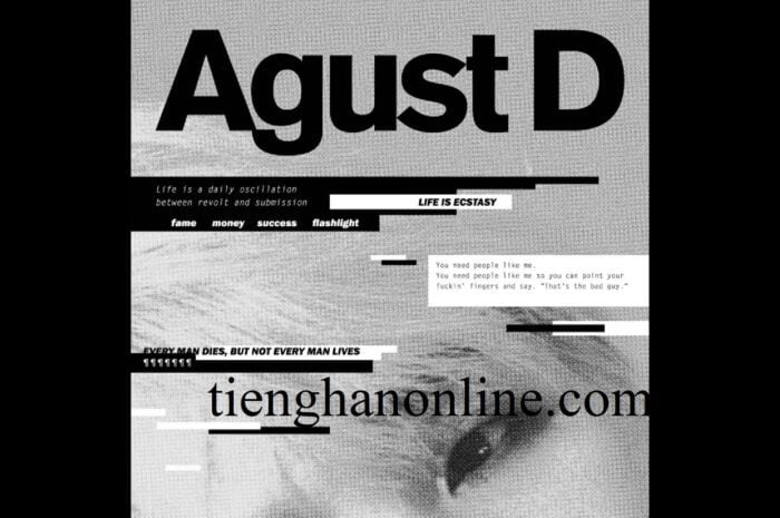 Lời bài hát Dt SugA SUGA – BTS Lyrics