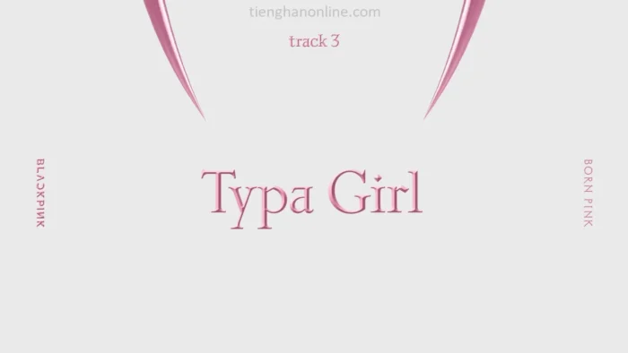 Lời bài hát Typa Girl BLACKPINK Lyrics