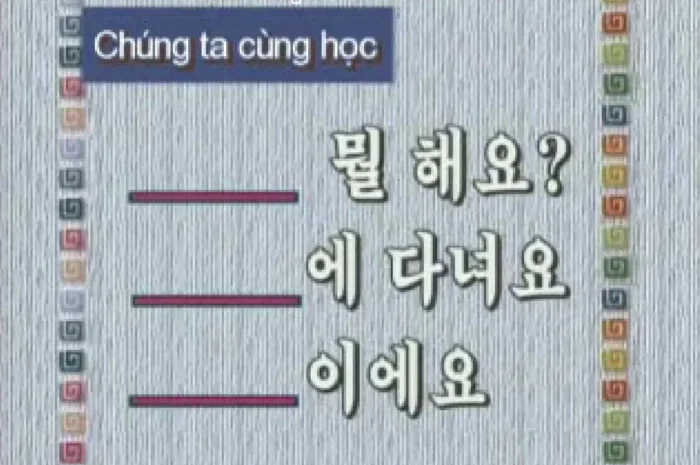 Cách hỏi bố của bạn làm nghề gì bằng Tiếng Hàn (Bài 40)