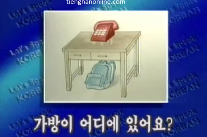 Cách nói tôi đang ở đằng sau bằng Tiếng Hàn (Bài 17)
