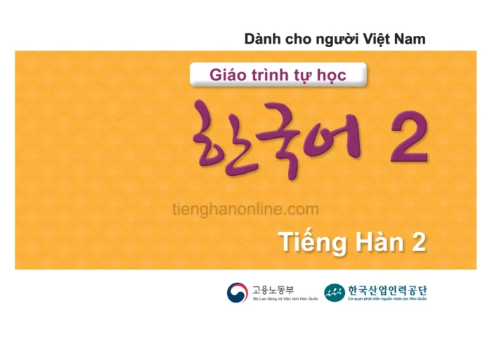Giáo trình tự học tiếng Hàn Quốc