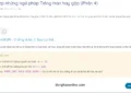 Tong hop nhung ngu phap Tieng Han hay gap Phan 4